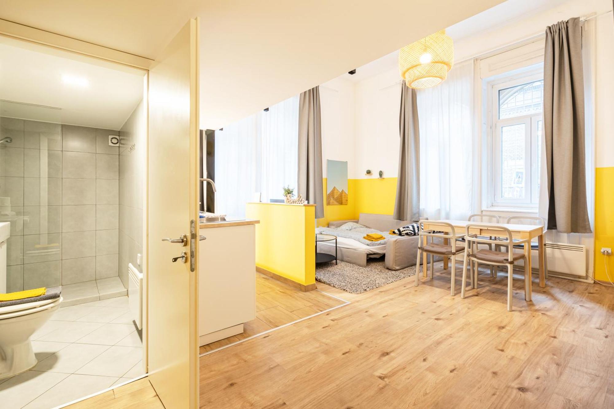 Charming Studio In The Heart Of The Jewish Quarter W41 Yellow Budapešť Exteriér fotografie